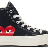 限尺码：Comme desGarçonsPlay 川久保玲 x Converse匡威 Chuck 70 男士高帮帆布鞋