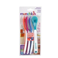 25号早6点：Munchkin麦肯齐 婴幼儿童感温变色软勺餐具 4支装