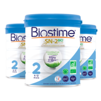 BIOSTIME 合生元 有机婴幼儿奶粉 2段 800g *3罐