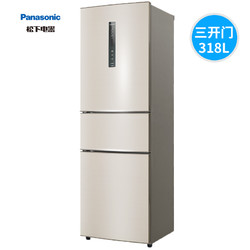 Panasonic 松下 变频风冷 三门电冰箱 NR-C33PX3-NL 318升