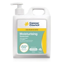 Cancer Council 茜茜尔 强效保湿修护防晒乳霜 SPF50+ 1L