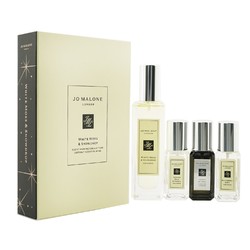 JO MALONE LONDON 祖·瑪瓏 古龍水套裝：白苔與雪花蓮 30ml + 英國梨與小蒼蘭 9ml + 黑莓與月桂葉 9ml + 沒藥與零陵香 9ml