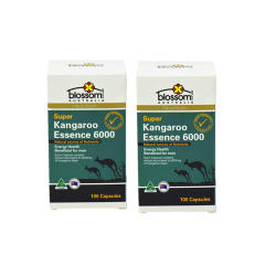 Blossom Health 花牌强力袋鼠精胶囊 6000mg 100片 *2