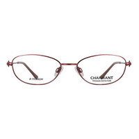 CHARMANT 夏蒙 _CH10477 RE_高端商务系列_β钛_女士红色全框 眼镜架