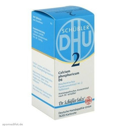 BIOCHEMIE DHU 2 磷酸钙D6小麦淀粉补钙片 200片