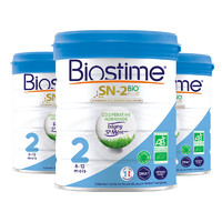 Biostime 合·生·元 有机婴幼儿奶粉 2段 800克*3罐