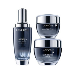 LANCOME 兰蔻 小黑瓶系列套装(第二代精华100ml+发光眼霜15ml+小黑瓶晚霜50ml)