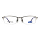 福特FORD_9902 C2-1_磨砂灰色β钛半框眼镜架_亿视丽眼镜网