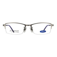 FORD福特_9902 C2-1_磨砂灰色β钛半框眼镜架