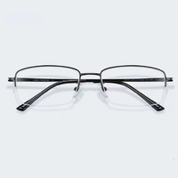 PLUS会员：JingPro 镜邦 8476 银色纯钛眼镜框+1.67折射率 防蓝光镜片