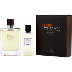 HERMES 爱马仕  大地馥郁香根草  男士香水套装（EDP 100ml + 沐浴凝胶 80ml）1套