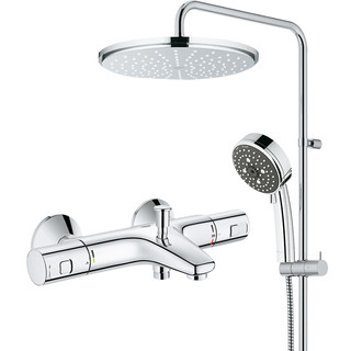 GROHE 高仪 28368+26094+34598 恒温淋雨花洒套装