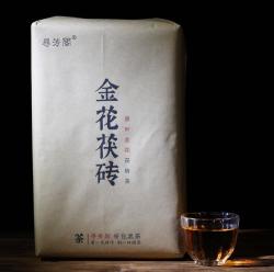 寻芳阁 湖南安化手筑金花茯砖 正宗黑茶 1kg