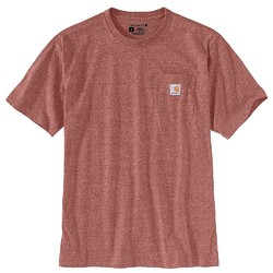 Carhartt 男士工装简约短袖  Auburn Snow Heather