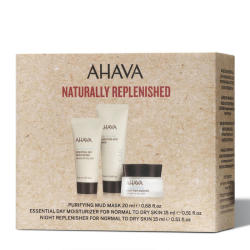 AHAVA 精致水润护肤三件套装(日霜15ml+死海泥清洁面膜20ml+晚霜15ml)