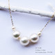值友专享：PearlYuumi 珍珠好礼日本Akoya 海水珍珠K18项链 大小珠组合 调节针款