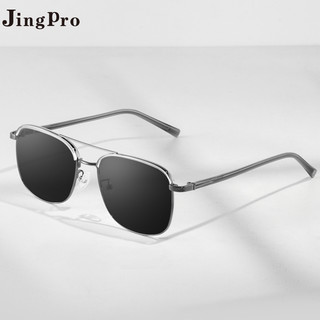 PLUS会员：JingPro 镜邦 1.60近视太阳镜（含散光）+超酷双梁飞行员镜框多款可选