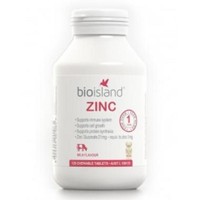 凑单品、银联专享：BIO ISLAND 生物岛 Zinc 婴幼儿天然补锌咀嚼片 120片