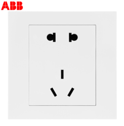 ABB 开关插座 永致系列(雅白色)五孔10A插座；AH205