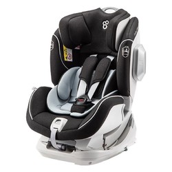 宝贝第一（Babyfirst）宝宝汽车儿童安全座椅 isofix接口（约0-4-6岁）Genius灵犀系列 紫金黑