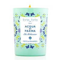 帕尔玛之水 Forte Forte设计师款蓝色地中海桃金娘加州桂室内香氛蜡烛 200g