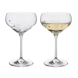 dartington达丁顿水晶奢华香槟浅碟杯2只装