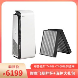 Blueair 布鲁雅尔 智能菌盾系列 空气净化器 Health Protect 7440i+智能菌盾复合滤网7400