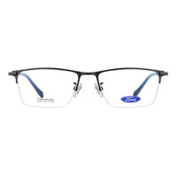 FORD福特_F8959 C1_黑色纯钛半框眼镜架
