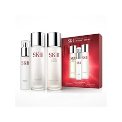 SK-II 多方位Pitera保湿修护套装 清凝露230ml+神仙水230ml+乳液100ml日本SK-II