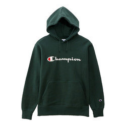 Champion 冠军 加绒情侣卫衣男女同款纯棉运动连帽卫衣 C3-Q102 包邮包税