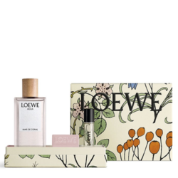 LOEWE 罗意威 【12.12特价】【满赠香水小样15ml】LOEWE 罗意威 限量粉色珊瑚海中性淡香水香氛套装(EDT 100ml+EDT 10ml+陶瓷扩香片)