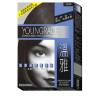 Youngrace 温雅 植物护理染发膏 100ml*2啡黑