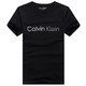 Calvin Klein Jeans 男士纯色烫银字母LOGO T恤
