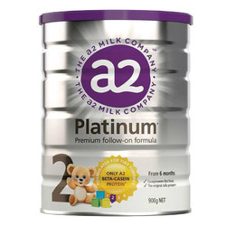 a2 艾尔 Platinum白金版 婴幼儿奶粉 2段 900g *2