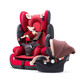 贝贝卡西 汽车儿童安全座椅509（9个月-12岁）静谧丛林+提篮 套装