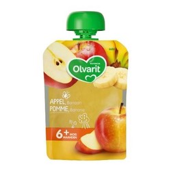 凑单品：Olvarit宝宝辅食果泥苹果香蕉口味 6个月+