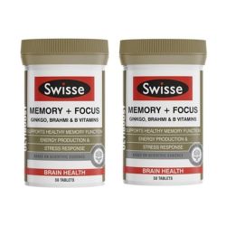 Swisse 增强记忆力片和提高集中力片 50粒*2件