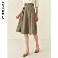 Sentubila 尚都比拉 JD103Q30936 女士高腰半身裙