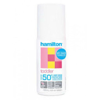 银联专享：HAMILTON 汉密尔顿 幼儿防晒霜 SPF50+ 50ml （滚珠）