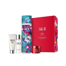 SK-II 圣诞套装 蓝色款（神仙水230ML+洁面20G+清莹露30ML+大红瓶轻盈型15G）（19年新款）