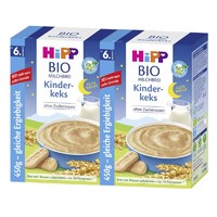 HIPP 有机饼干牛奶燕麦晚安米粉 450g*2件
