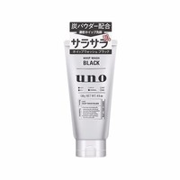 Shiseido/资生堂 UNO男士黑炭清爽控油洗面奶 黑色 130g*6