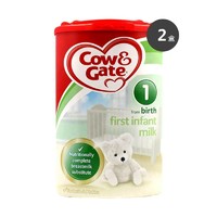Cow&Gate; 英国牛栏 婴儿奶粉 1段 900g 2罐装