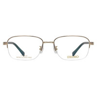精工SEIKO_HA1502 25_纯钛_金色商务半框眼镜架