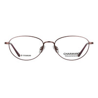 CHARMANT 夏蒙 _CH10491 PK_高端商务系列_β钛_女士粉色全框 眼镜架