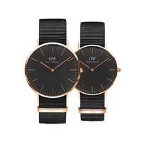 Daniel Wellington DW00100148+DW00100150 石英情侣对表