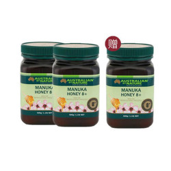 Australian By Nature 麦卢卡蜂蜜8+ (MGO200) 500g *3件