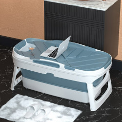 成人折叠浴桶升级加宽送靠垫