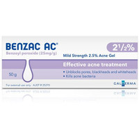 凑单品、银联专享：Benzac 温和控油去痘2.5%凝胶 50g