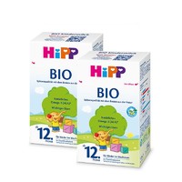 2盒装 德国 HiPP喜宝有机4段奶粉 （12个月+）600g